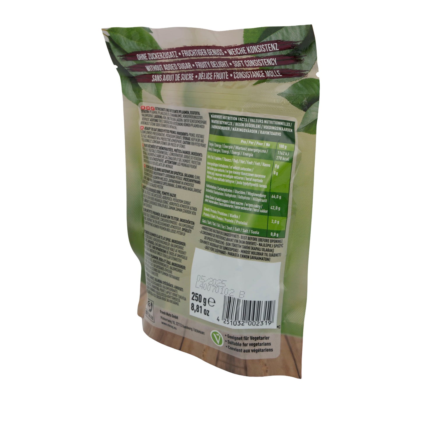 Pflaumen Meray | Getrocknet & entsteint | Fruchtiger Genuss ohne Zuckerzusatz | 250 g