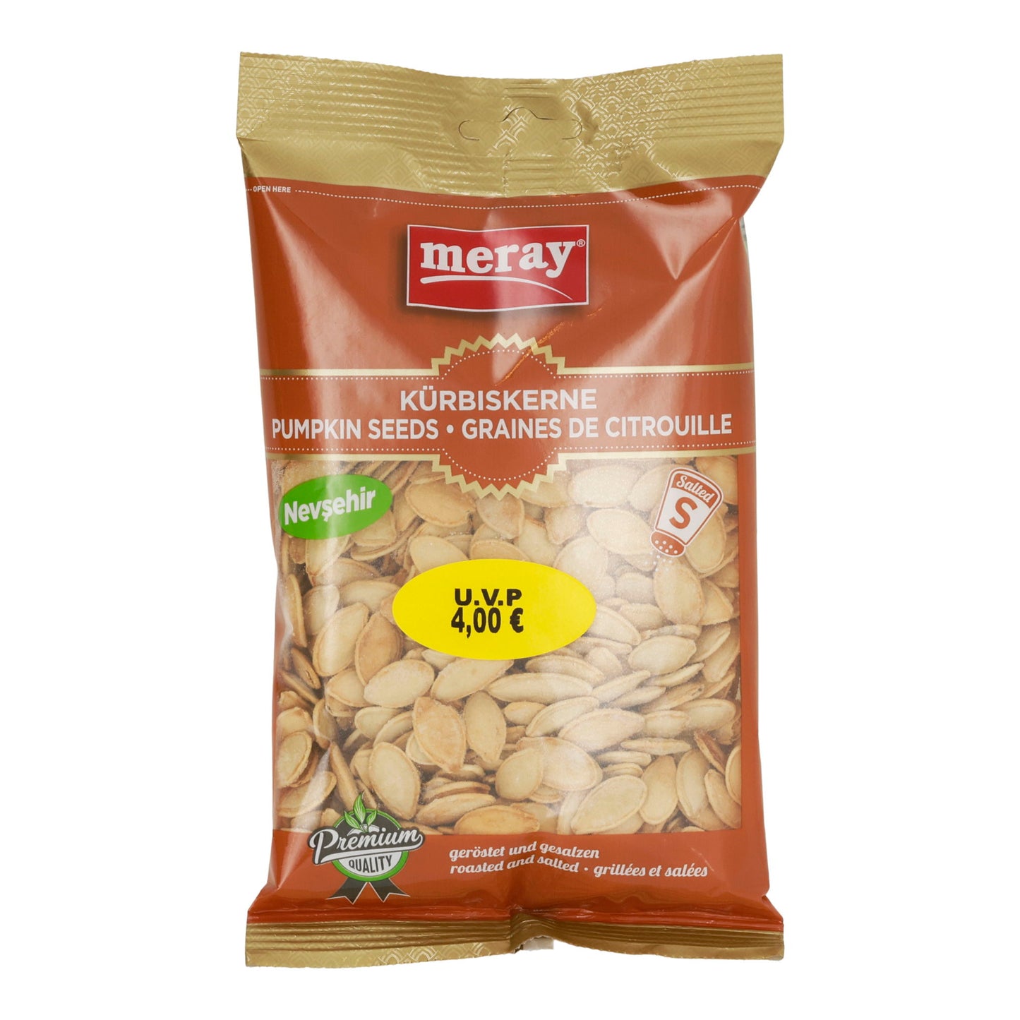 Kerne Meray | Kürbiskerne | Geröstete und gesalzene Kürbiskerne | 200 g