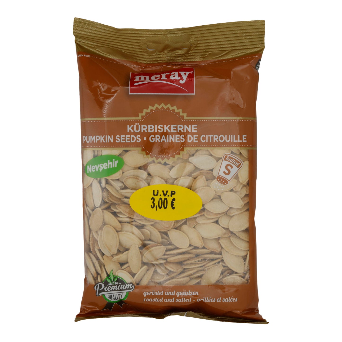 Kerne Meray | Semi di zucca | Semi di zucca tostati e salati | 200 g