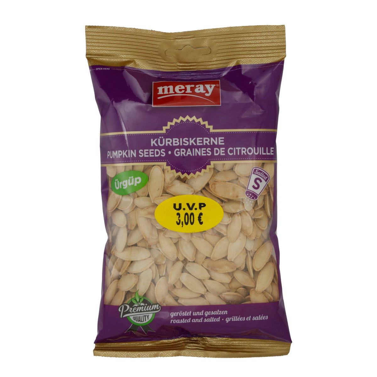 Kürbiskerne Meray | Samen | Geröstet & gesalzen | 200 g MERAY