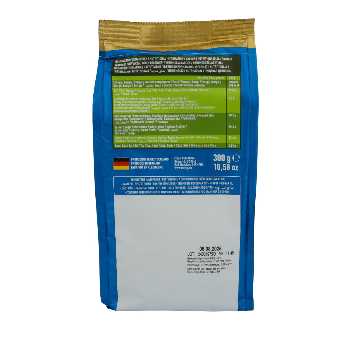 Studentenfutter Meray | Snack | Nussmischung mit Rosinen | 300 g MERAY