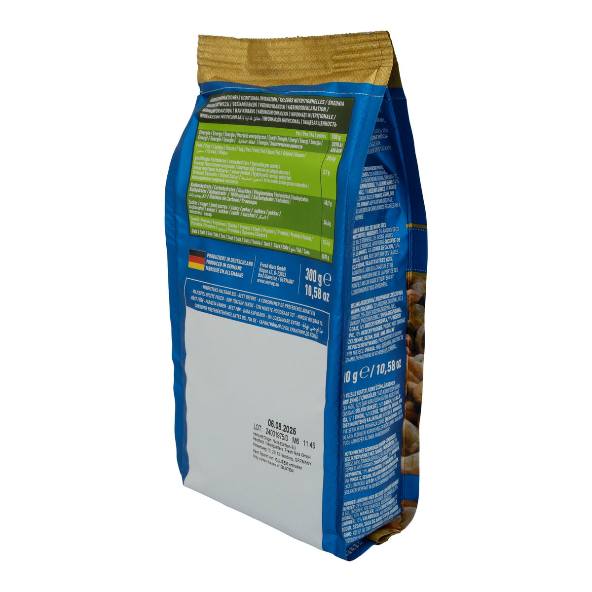 Studentenfutter Meray | Snack | Nussmischung mit Rosinen | 300 g MERAY