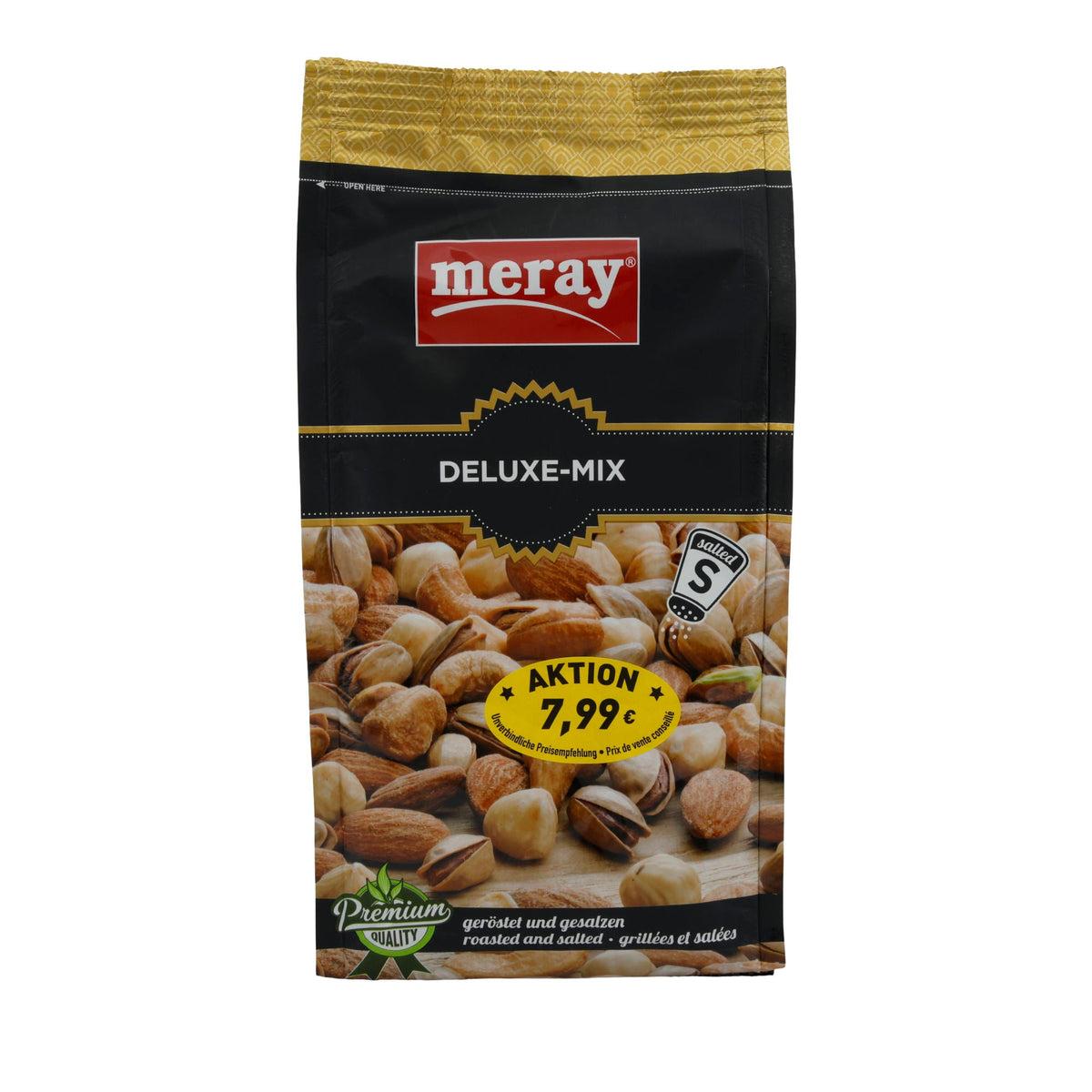 Deluxe-Mix Meray | Nussmischung | Geröstet und gesalzen | 300 g MERAY