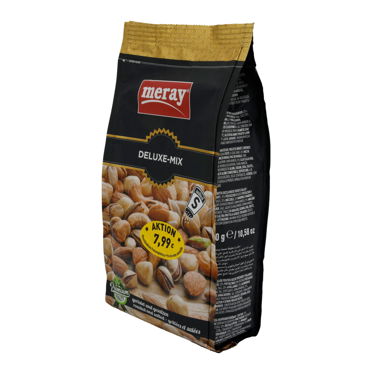 Deluxe-Mix Meray | Nussmischung | Geröstet und gesalzen | 300 g