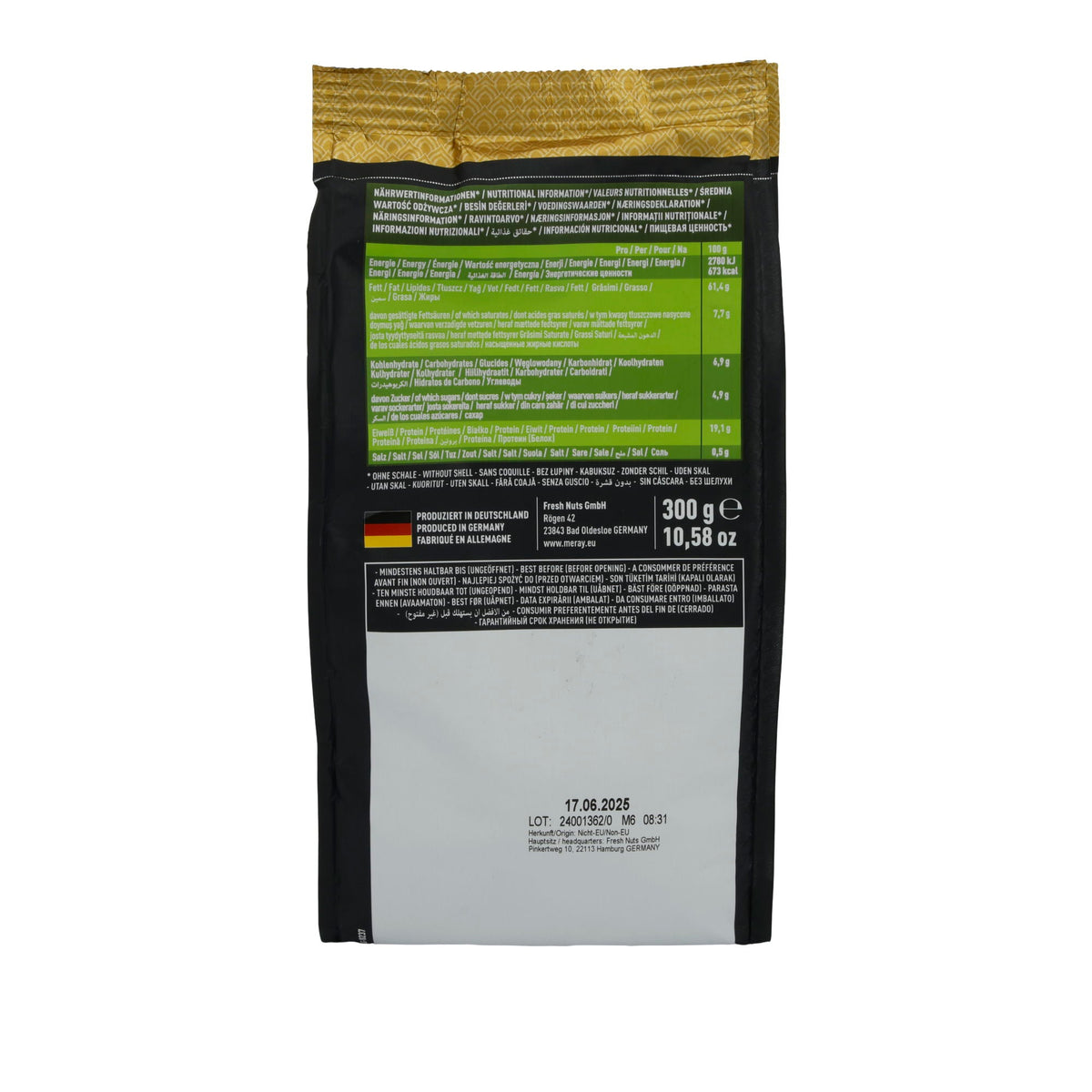Deluxe-Mix Meray | Nussmischung | Geröstet und gesalzen | 300 g MERAY