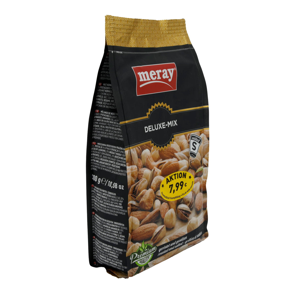 Deluxe-Mix Meray | Nussmischung | Geröstet und gesalzen | 300 g MERAY