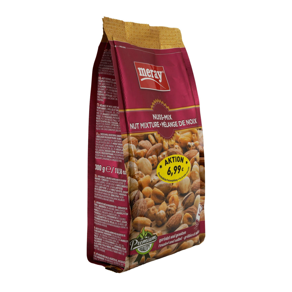 Nuss-Mix Meray | Geröstet und gesalzen | Premiumqualität | 300 g MERAY