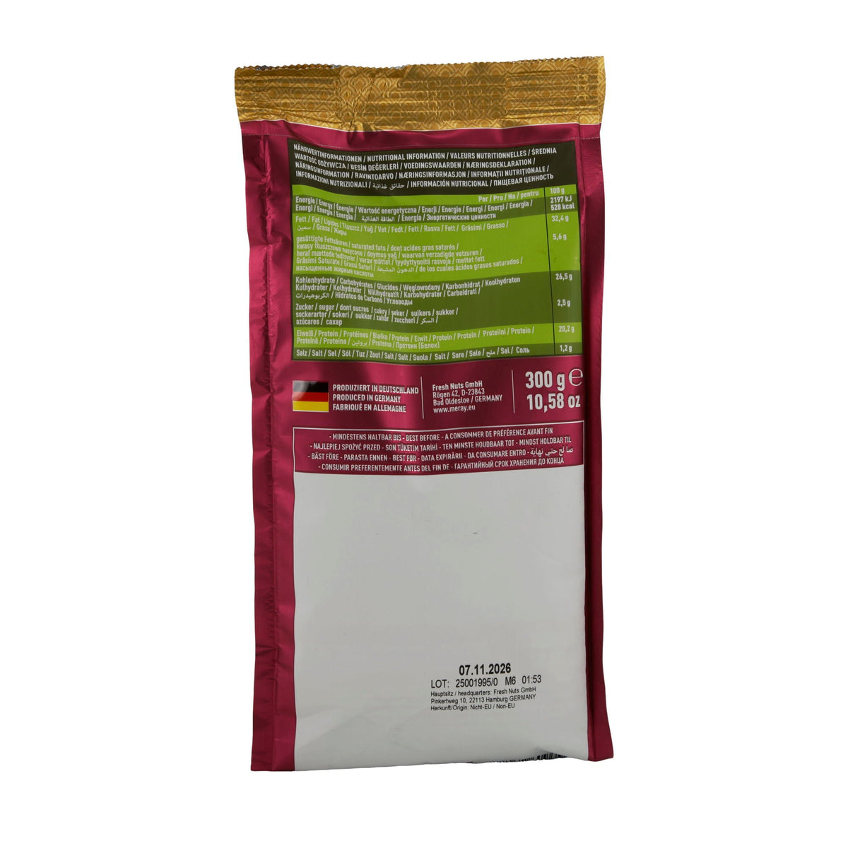 Nuss-Mix Meray | Geröstet und gesalzen | Premiumqualität | 300 g MERAY