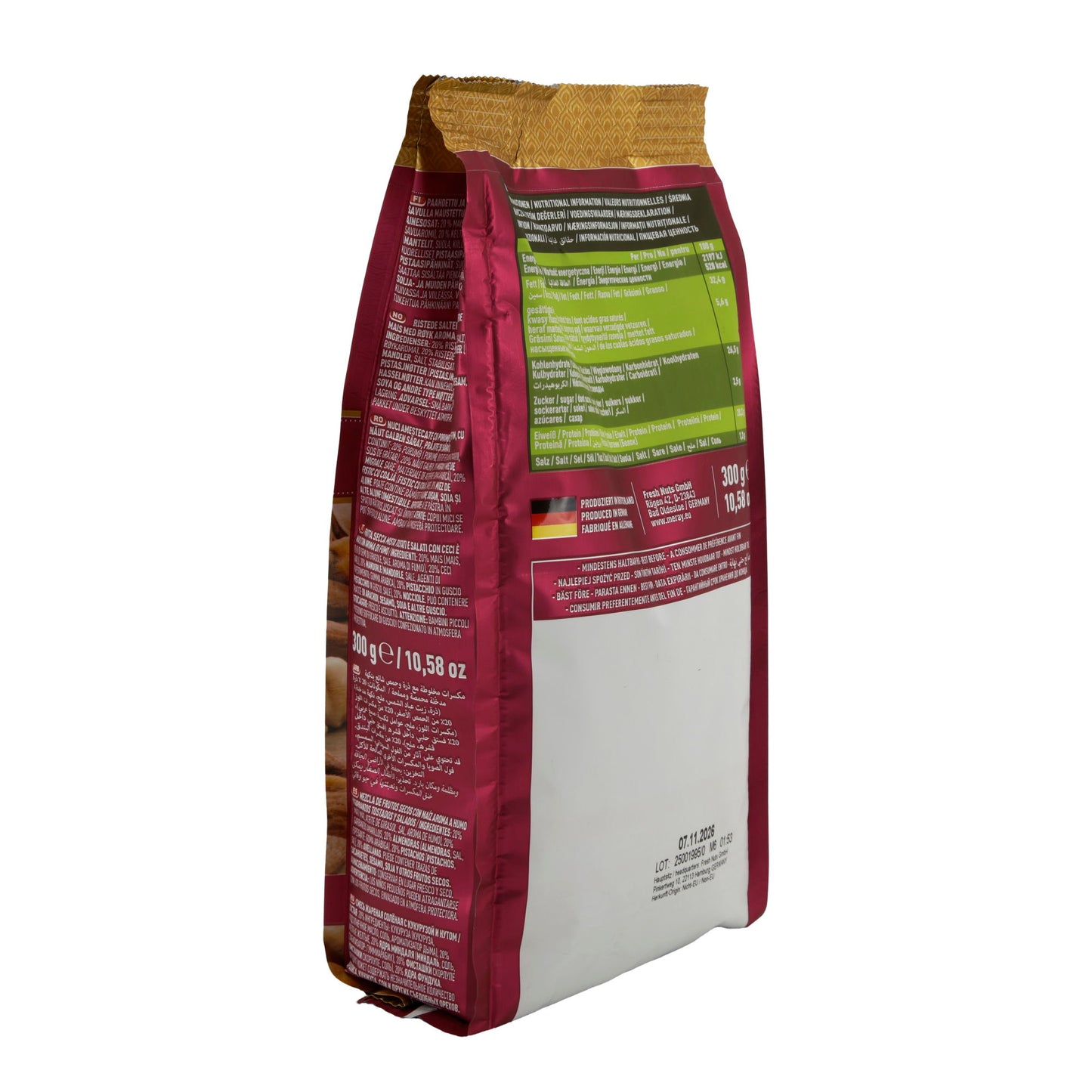 Nootmix Meray | Geroosterd en gezouten | Premiumkwaliteit | 300 g