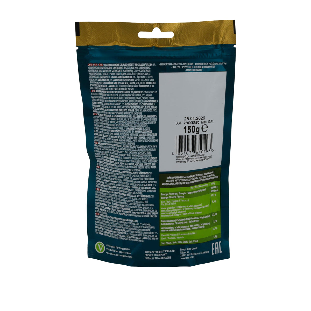 Power Mix Meray | Snack | geröstet & gesalzen | 150 g