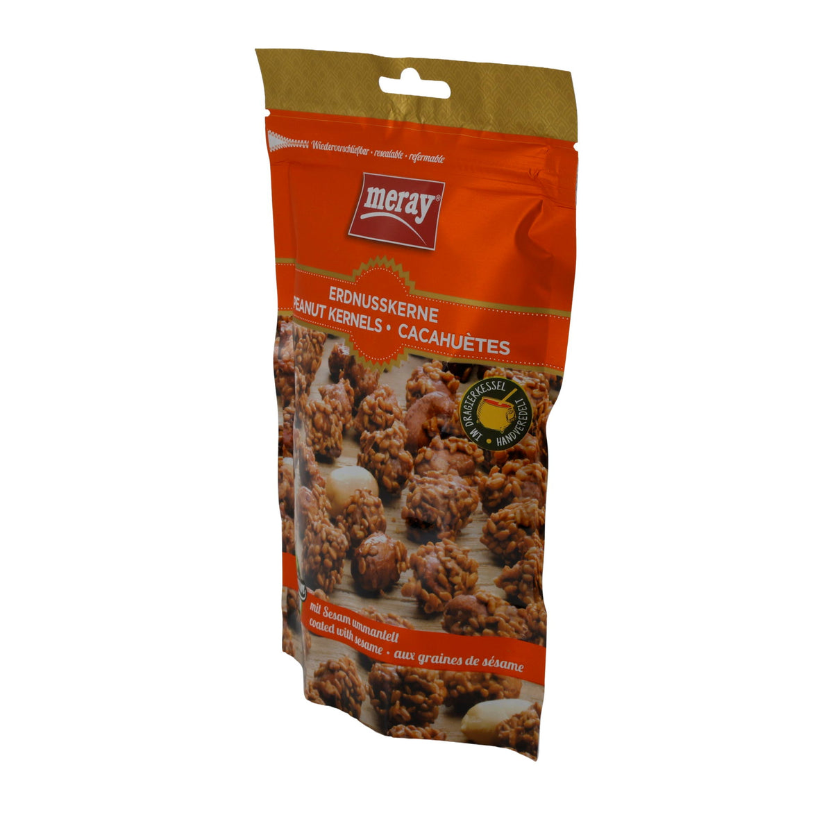 Erdnusskerne Meray | Nüsse | mit Sesam ummantelt | 150 g Beutel
