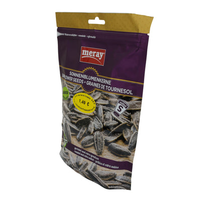 Sonnenblumenkerne Meray | Extra Salzig | Gegrillt und extra gesalzen | 125 g