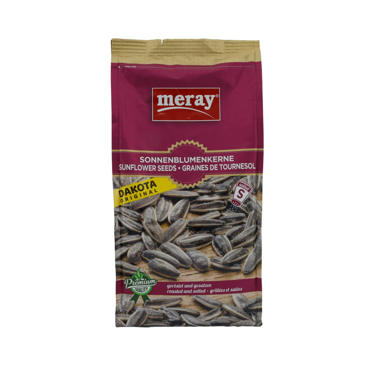 Sonnenblumenkerne Meray | Dakota Original | Geröstet und gesalzen | Premium Qualität 250g