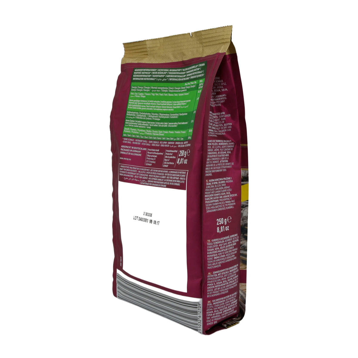 Sonnenblumenkerne Meray | Dakota Original | Geröstet und gesalzen | Premium Qualität 250g