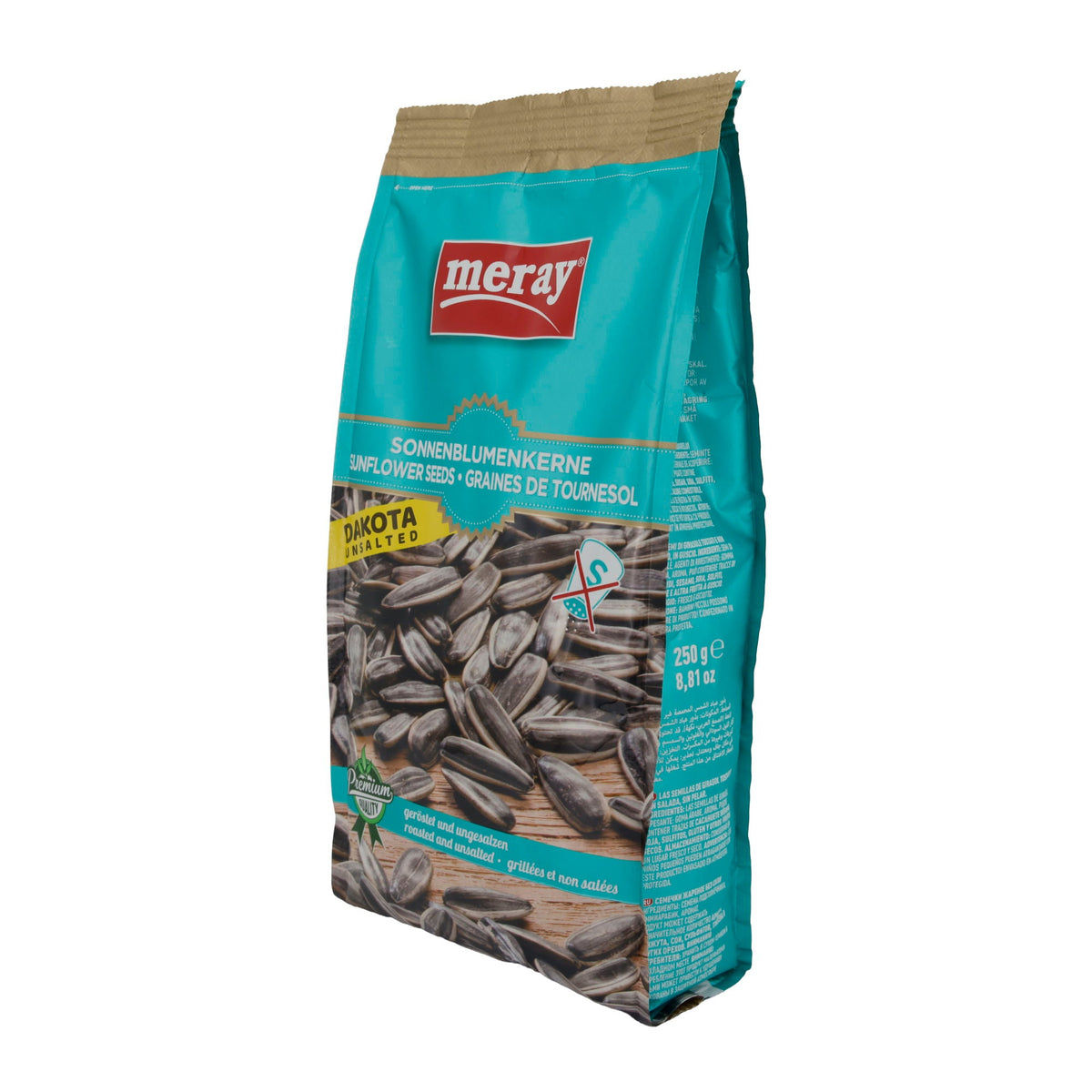 Premium Sonnenblumenkerne Dakota Meray | Sonnenblumenkerne | Geröstet und ungesalzen | 250 g
