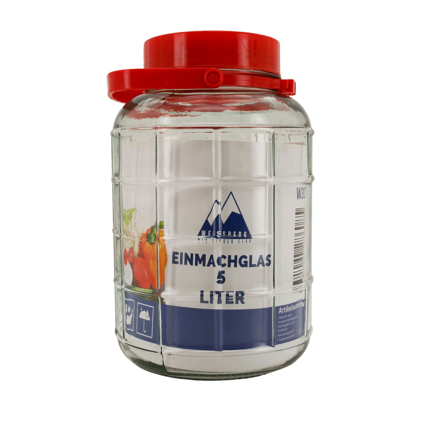 Weissberg Einmachglas 5liter / KAVANOZ