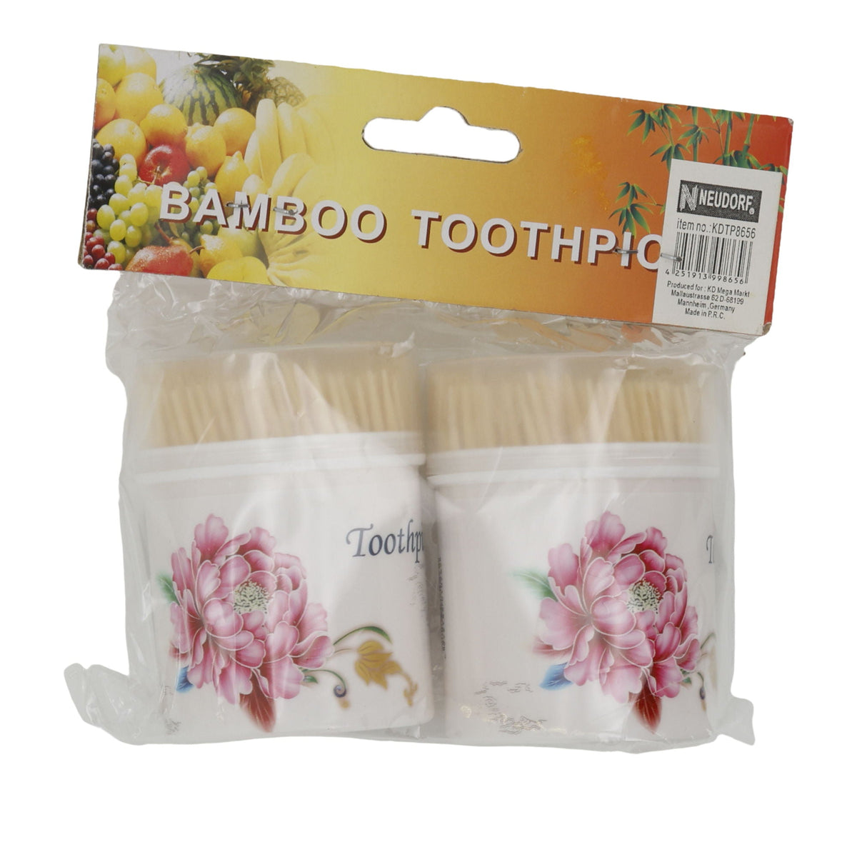 Zahnstocherset Neudorf Bambus-Zahnstocher | Zahnstocherset | 2er Set NEUDORF