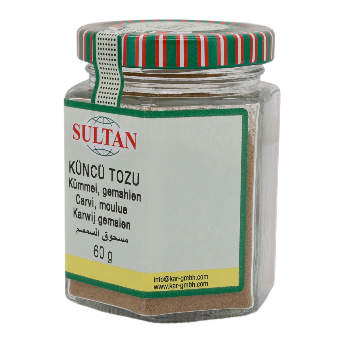 Kümmel Sultan | Gemahlen | Aromatisch, für Brot & herzhafte Speisen | 60 g