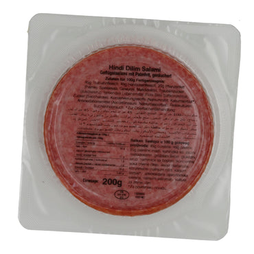 Salame di tacchino | Salame di tacchino Halal-Truthahnsalami, affumicato | 200 g