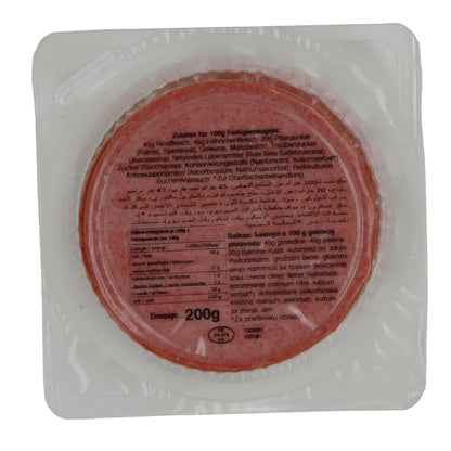 Salame Sigir | Halal, salame di manzo e pollame, affumicato | 200 g