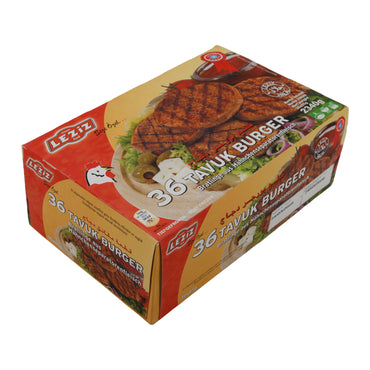 Tavuk Burger LEZIZ | Hähnchenbratlinge | Aus Separatorenfleisch, tiefgefroren | 2340 g (36 Stück)