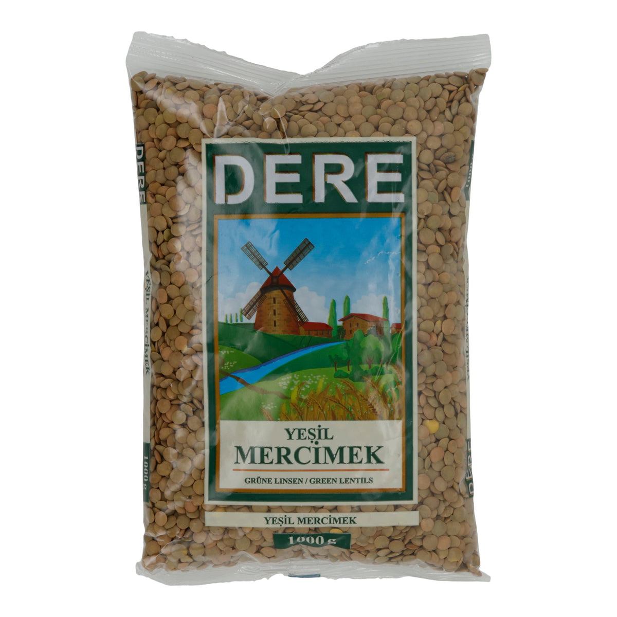 Grüne Linsen Dere | Vielseitige Hülsenfrucht | Für herzhafte Gerichte | 1000 g