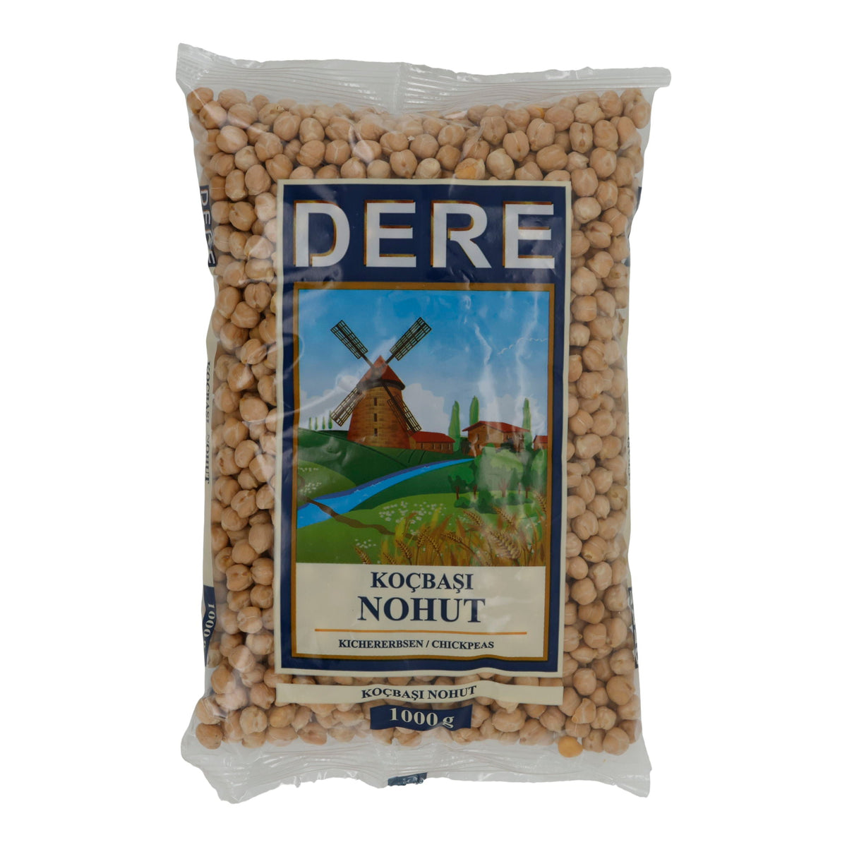 Kichererbsen Dere Koçbaşı Nohut | Hülsenfrüchte | Für Hummus, Eintöpfe und vegane Küche | 1000 g