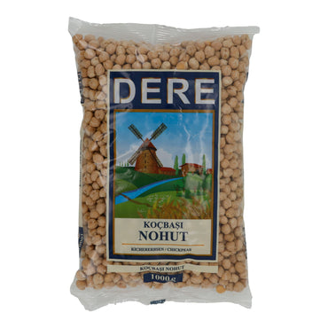 Kichererbsen Dere Koçbaşı Nohut | Hülsenfrüchte | Für Hummus, Eintöpfe und vegane Küche | 1000 g DERE