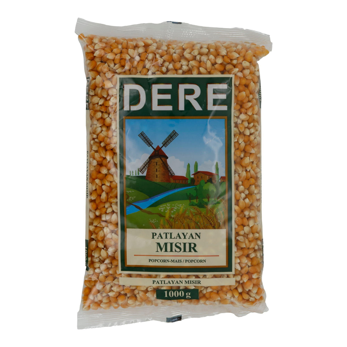 Popcorn-Mais Dere | Patlayan Mısır | Für frischen Snackgenuss | 1000 g DERE