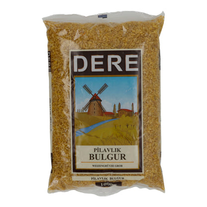 Grobe Weizengrütze Dere Pilavlik Bulgur | Für klassischen Bulgur-Pilaw & Beilagen | 1000 g