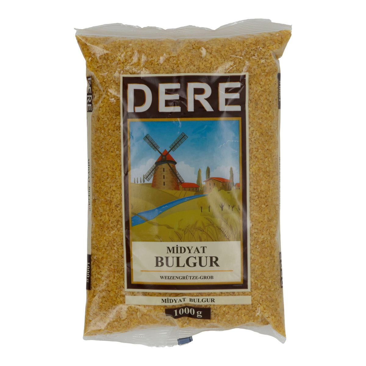 Grobe Weizengrütze Dere Midyat Bulgur | Für herzhafte Pilavgerichte & Spezialitäten | 1000 g
