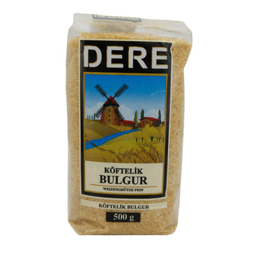Bulgur DERE | Fein gemahlen | Ideal für köstliche Bulgur-Rezepte | 500g DERE