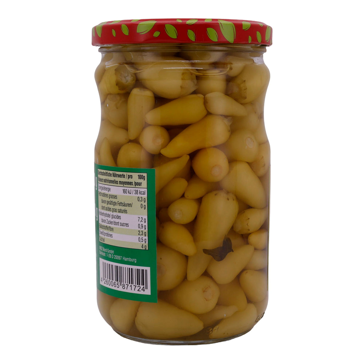 Peperoni Selin | Scharfe | Marinierte Paprika in Essig, würzig & frisch | 580g SELIN