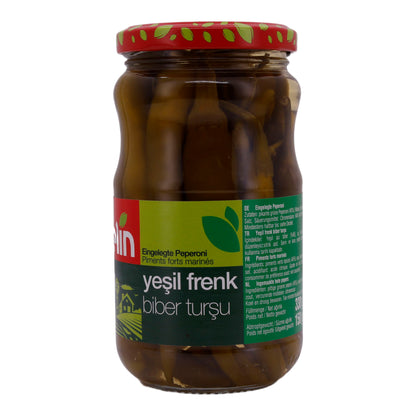 Gepekelde Peperoni Selin | Gepekelde Groene Peperoni | Pittige Lekkerijen | 330 g