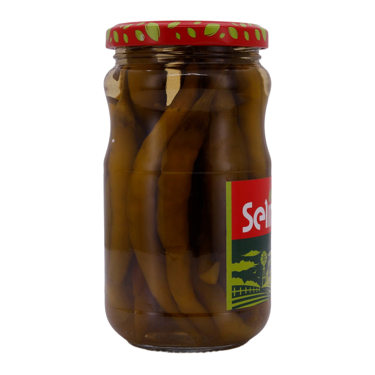 Eingelegtes Peperoni Selin | Eingelegte Grüne Peperoni | Würzige Leckerbissen | 330 g SELIN