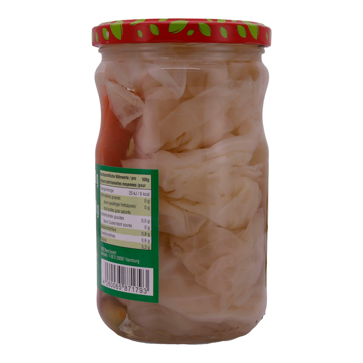 Weißkohl Selin | Mit Karotten | In Essig eingelegt – Salat | 620g SELIN