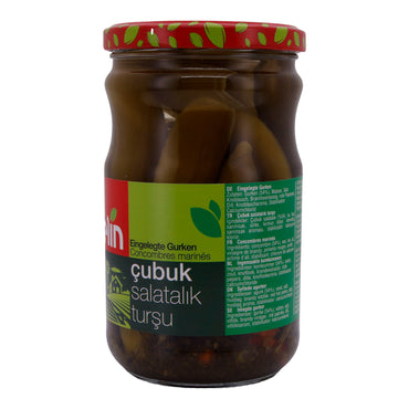 Gurken Selin | Çubuk Salatalık Turşu | Voor salades en bijgerechten | 620g