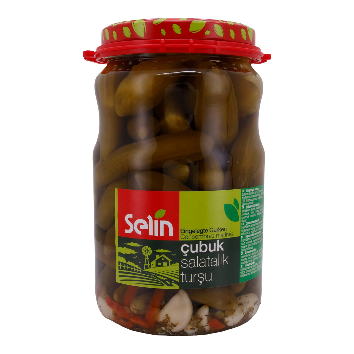 Gurken Selin | Eingelegte | Aromatisch & knackig | 1600g