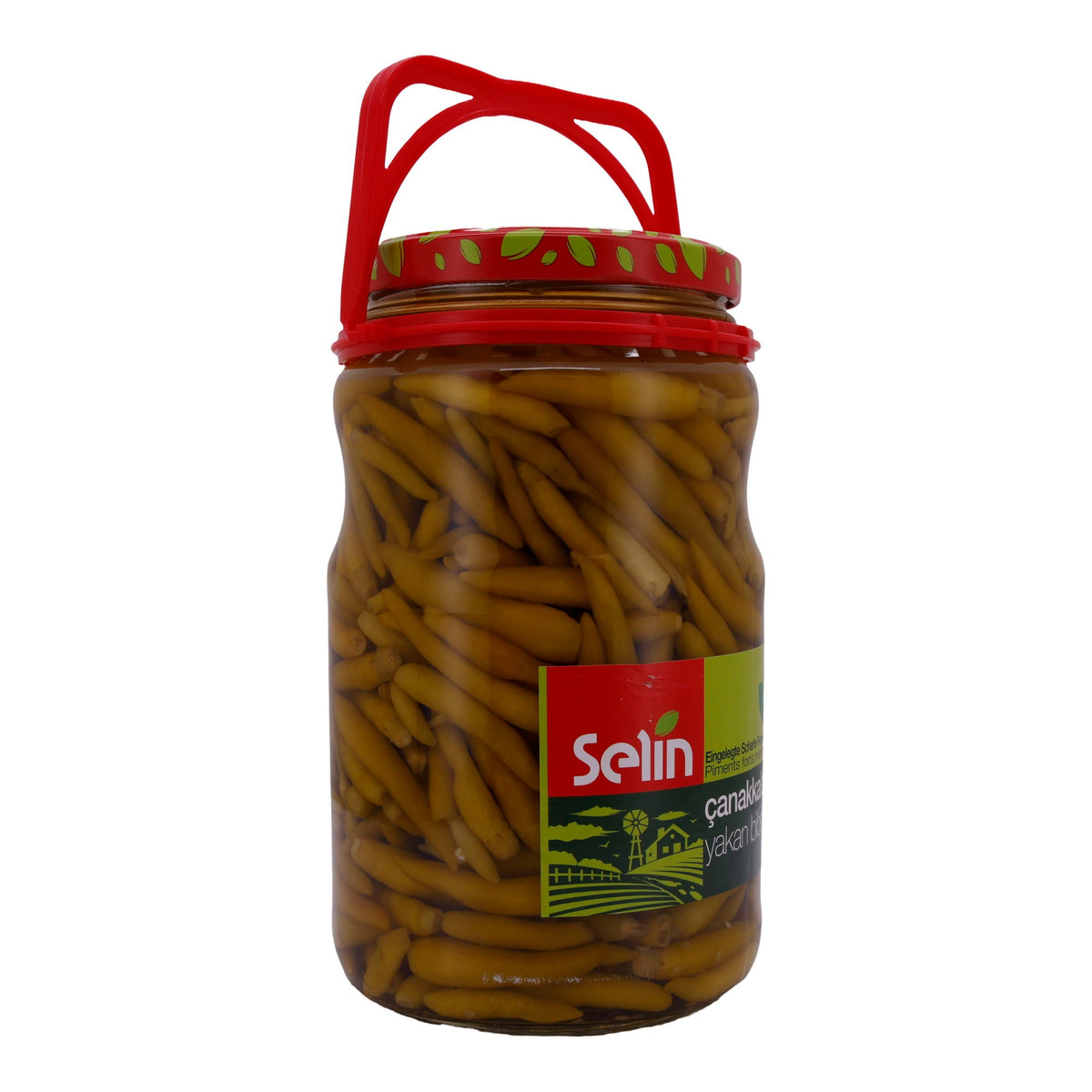 Peperoni Selin | Scharfe | Marinierte Chili-Paprika | 1500g SELIN