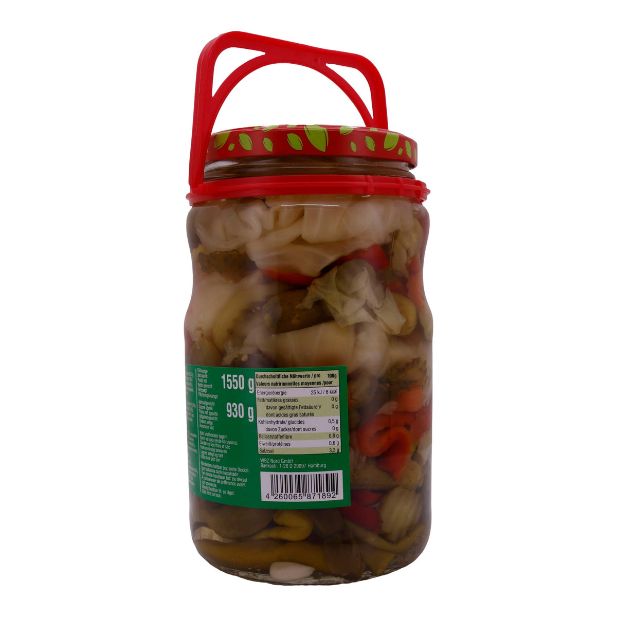 Gemüse Selin | Türlü Turşu | Gemischte eingelegte Gemüse | 1550g SELIN