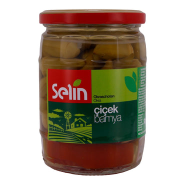 Eingelegtes Gemüse Selin | Eingelegt | Einglegte Okraschoten – Sultani Bamya | 530 g SELIN
