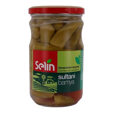 Eingelegte Okraschoten Selin | Gemüse | Sultani Bamya | 650 g SELIN