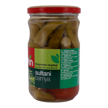 Ingelegde okraschoten Selin | Groente | Sultani Bamya | 650 g
