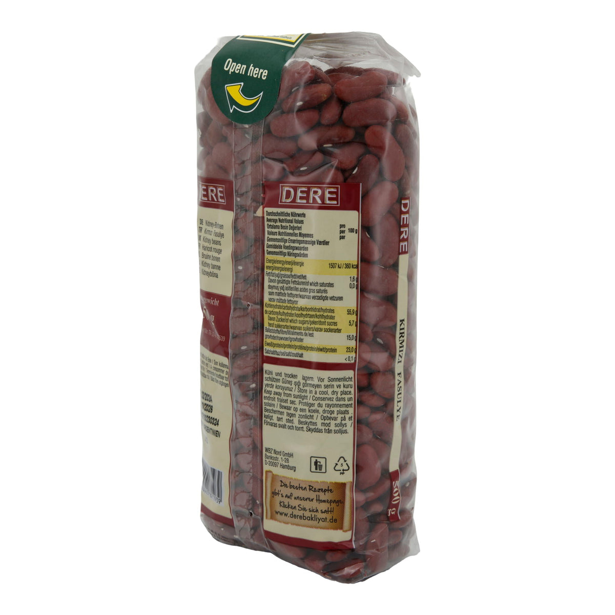 Bohnen Dere | Rote Kidneybohnen | Hochwertig | 500g DERE