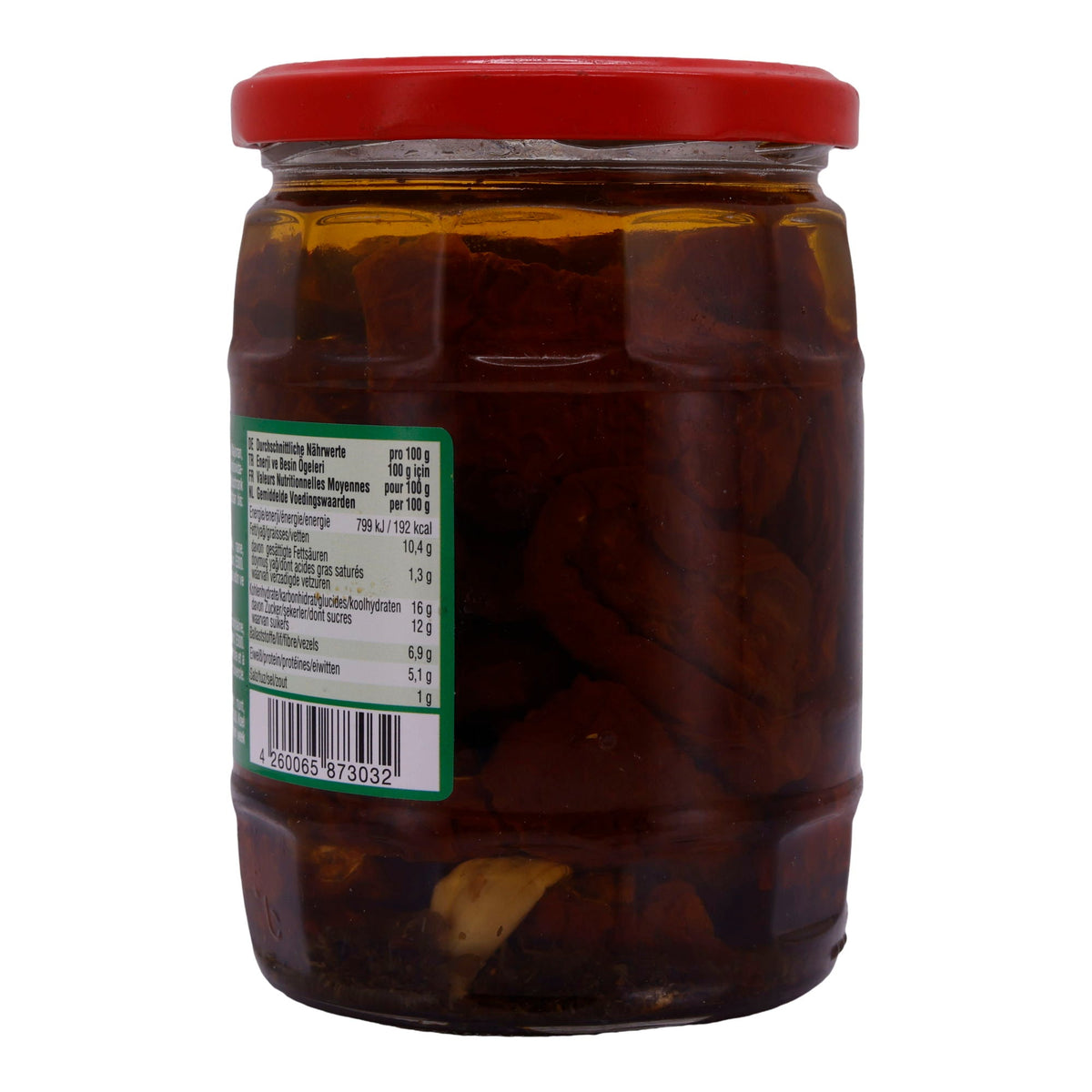 Tomaten Selin | Getrocknete Tomaten | In Sonnenblumenöl mit Kräutern | 530g SELIN