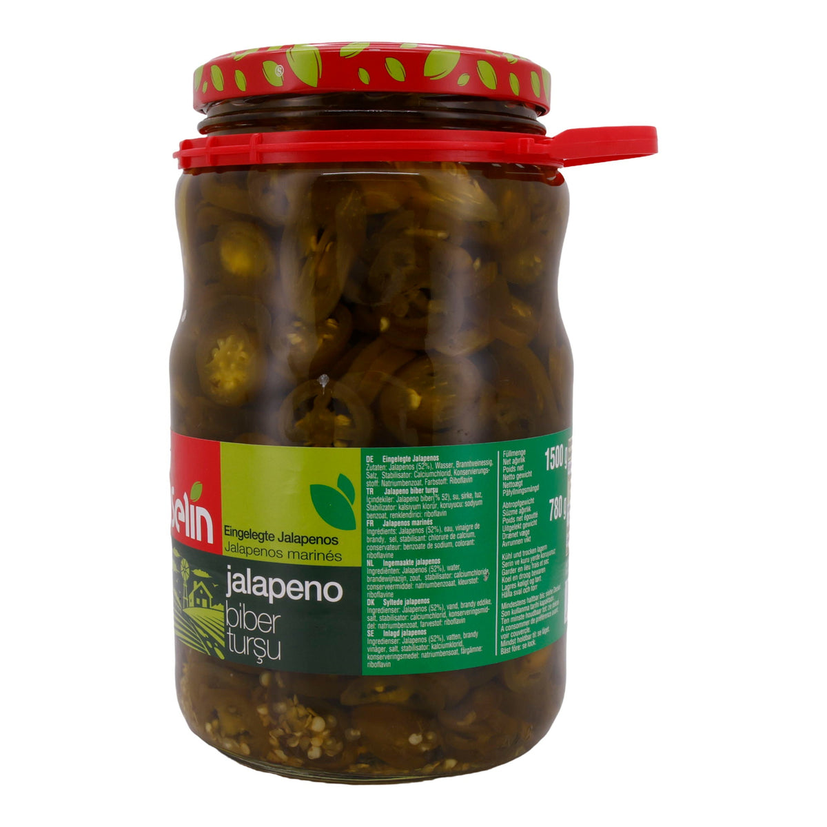 Peperoni Selin | Jalapeños | Würzig und knackig | 1500g SELIN