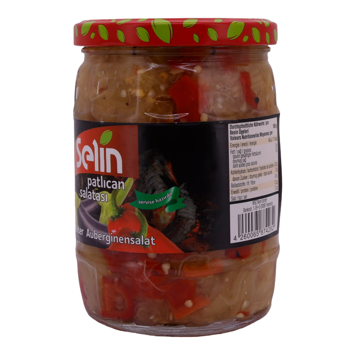 Auberginen Selin | Közlenmiş Patlıcan | Geröstet | 510g