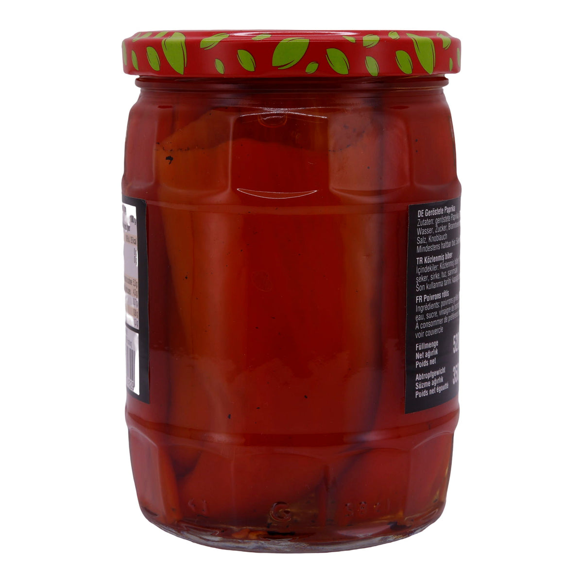 Paprika Selin | Geröstet (Közlenmiş Biber) | Für Salate und Dips | 520g Glas
