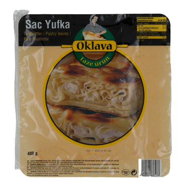Teigblätter Oklava Sac Yufka | Für Börek und mehr | 400 g OKLAVA