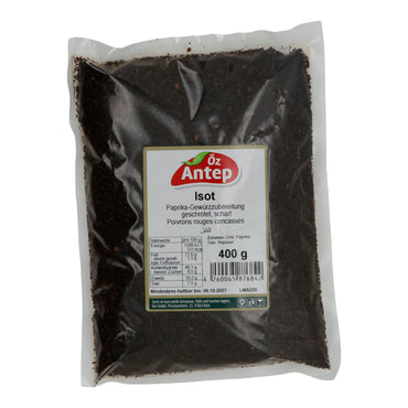 Paprika-Gewürzzubereitung Öz Antep Isot | Gewürz | Geschrotet, scharf | 400g OEZ ANTEP